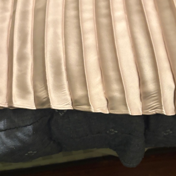 Rachel Zoe Blush Pleated A-Line Skirt - Picture 3 of 4